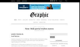
							         New Web portal makes waves ‹ Pepperdine Graphic								  
							    