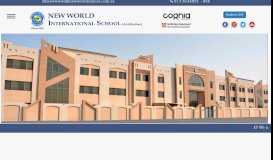 
							         New World International School								  
							    