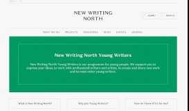 
							         New Writing North Young Writers								  
							    