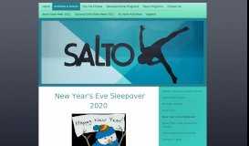 
							         New Year's Eve Sleepover - Salto Gymnastics Center, Inc								  
							    