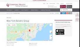 
							         New York Bariatric Group - Stamford Health								  
							    