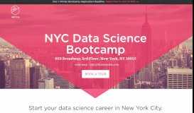 
							         New York City Data Science Bootcamp | Metis								  
							    