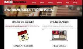 
							         New York City Guitar School NYC Guitar School Student Portal ...								  
							    