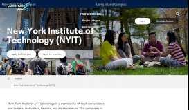 
							         New York Institute of Technology (NYIT) | The Common Application								  
							    