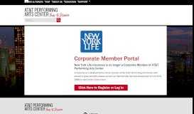
							         New York Life Insurance Company Corporate Member Portal								  
							    
