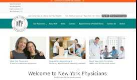 
							         New York Physicians - Home								  
							    