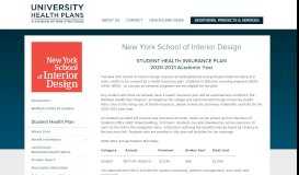 
							         New York School of Interior Design Student Health Insurance Plan ...								  
							    