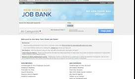 
							         New York State Job Bank - National Labor Exchange								  
							    