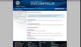
							         New York State Payroll - New York State Comptroller								  
							    