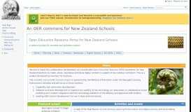 
							         New Zealand Schools OER Portal - WikiEducator								  
							    