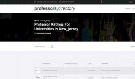 
							         New_jersey Professor Ratings | Professor Ratings in New_jersey								  
							    