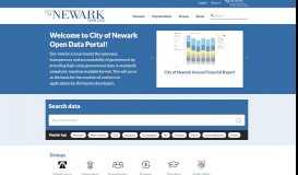 
							         Newark Open Data: Welcome								  
							    