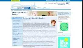 
							         Newcastle Fertility Centre provides help and ... - Newcastle Hospitals								  
							    