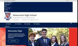 
							         Newcastle High School: Home								  
							    