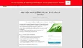 
							         Newcastle Municipality Customer Service Portal security - Newcastle ...								  
							    