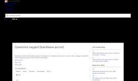 
							         Newest 'backbase-portal' Questions - Stack Overflow								  
							    