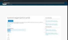 
							         Newest 'partner-portal' Questions - Salesforce Stack Exchange								  
							    