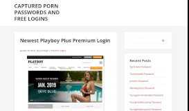 
							         Newest Playboy Plus Premium Login – Captured Porn ...								  
							    