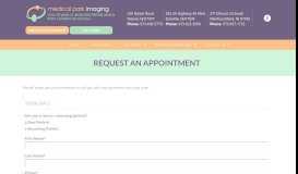 
							         Newfoundland, NJ | Request An Appointment - Medical Park Imaging								  
							    