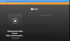 
							         Newgrounds Audio Portal - http://www.newgrounds.com/audio on Spotify								  
							    