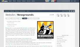 
							         Newgrounds (Website) - TV Tropes								  
							    