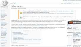 
							         Newgrounds - Wikipedia								  
							    