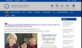 
							         Newhall School District / Homepage								  
							    