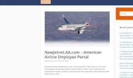 
							         Newjetnet Login: Americans Airlines Jetnet Login Guide [2020]								  
							    