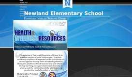 
							         Newland Elementary School								  
							    