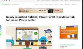 
							         Newly Launched National Power Portal Provides a Hub for Indian ...								  
							    