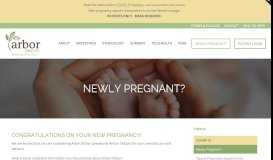 
							         Newly Pregnant? - Arbor OBGYN								  
							    