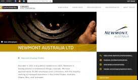 
							         Newmont Australia Ltd - Curtin Careers, Employment & Leadership								  
							    