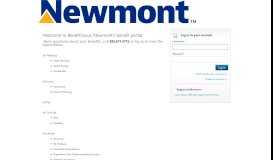 
							         Newmont Benefits Portal | Login								  
							    