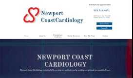 
							         Newport Coast Cardiology								  
							    
