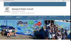 
							         Newport Public School: Home								  
							    