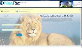 
							         NewRez's LION Portal!								  
							    