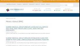 
							         News About BMC Archives - Summit Medical Group Oregon - BMC								  
							    