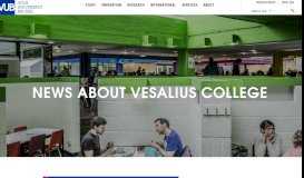 
							         News about Vesalius College | Vrije Universiteit Brussel								  
							    