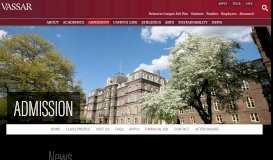 
							         News - Admissions - Vassar College								  
							    