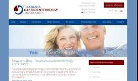
							         News and Blog | Texarkana Gastroenterology Consultants Texarkana ...								  
							    