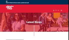 
							         News and events - Abingdon & Witney College								  
							    