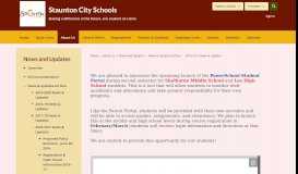 
							         News and Updates / PowerSchool Student Portal								  
							    