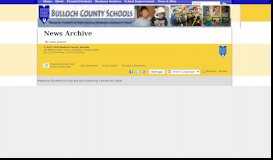 
							         News Archive - Bulloch County Schools								  
							    