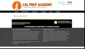 
							         News Archive - California Preparatory Academy								  
							    