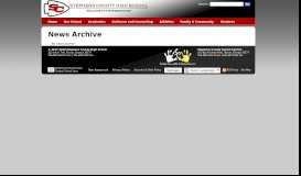 
							         News Archive - Stephens County High School								  
							    