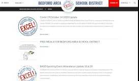 
							         News - Bedford Area School District								  
							    