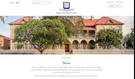 
							         News - Brisbane Girls Grammar School								  
							    