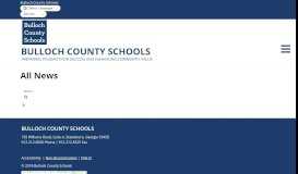 
							         News - Bulloch County Schools								  
							    