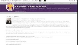 
							         News - Campbell County Schools								  
							    