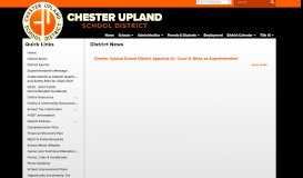 
							         News - Chester Upland School District								  
							    